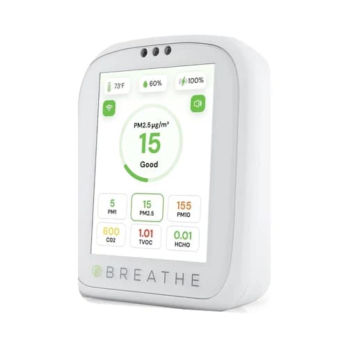 6. BREATHE Airmonitor Plus Gen 2 - Best for Particles and Formaldehyde