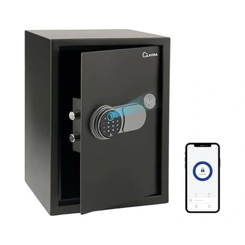 4. LAVNA Smart Safe 58L - Best App and OTP Access