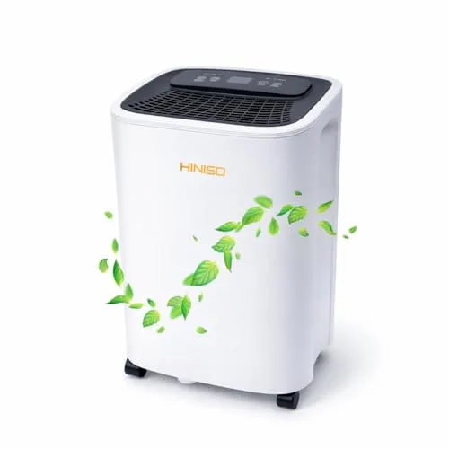 3. HINISO 10L Smart Compressor Dehumidifier - Best Bedroom Pick