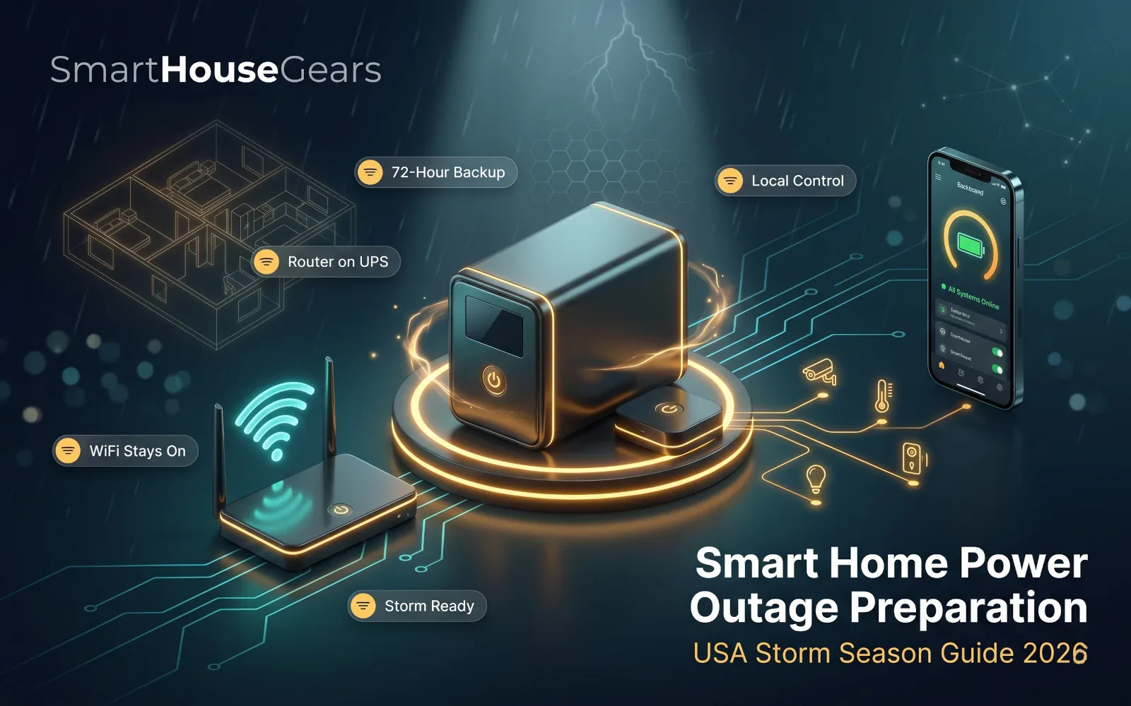 Smart Home Power Outage Preparation USA 2026