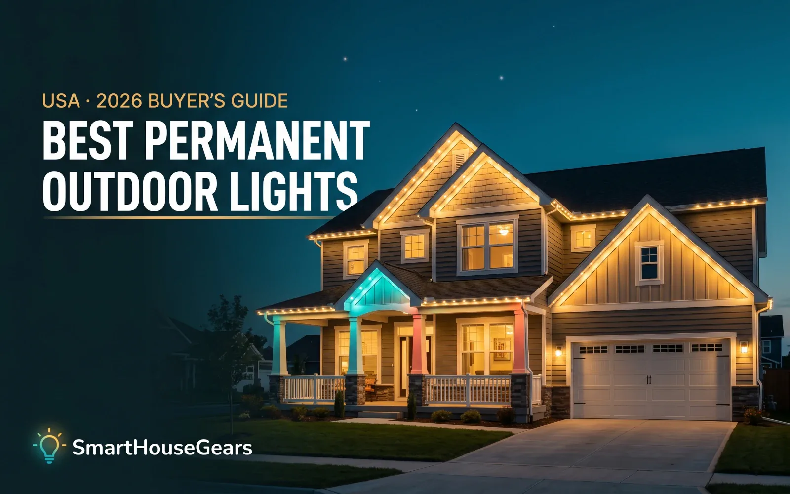 8 Best Permanent Outdoor Lights USA 2026 [Ranked]