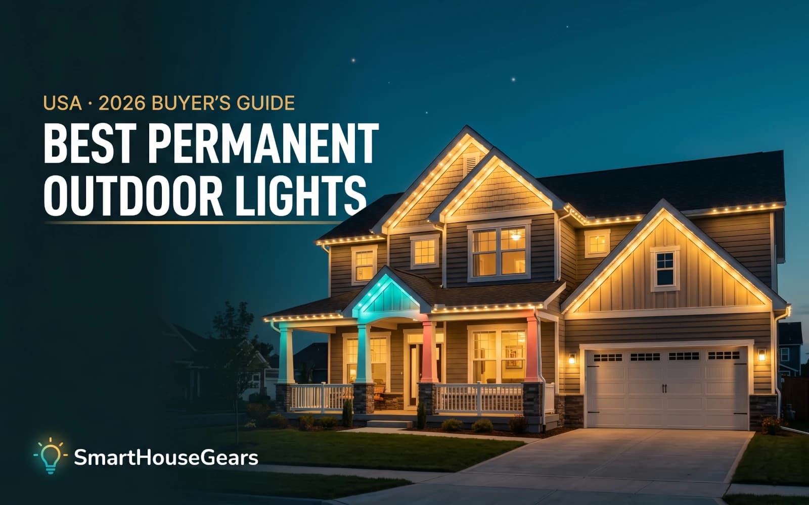 8 Best Permanent Outdoor Lights USA 2026 [Ranked]