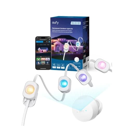4. eufy Permanent Outdoor Lights S4 - Best Security Lighting