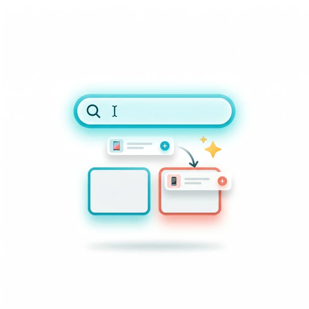 Search and add illustration for the Product Face-Off tool