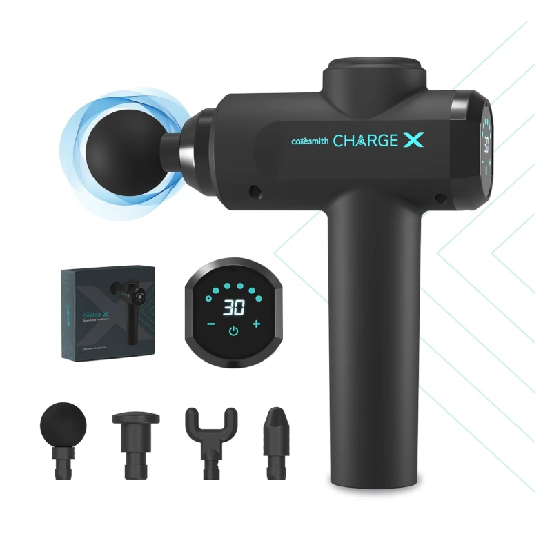 Caresmith Charge X Massage Gun with Touchscreen Display