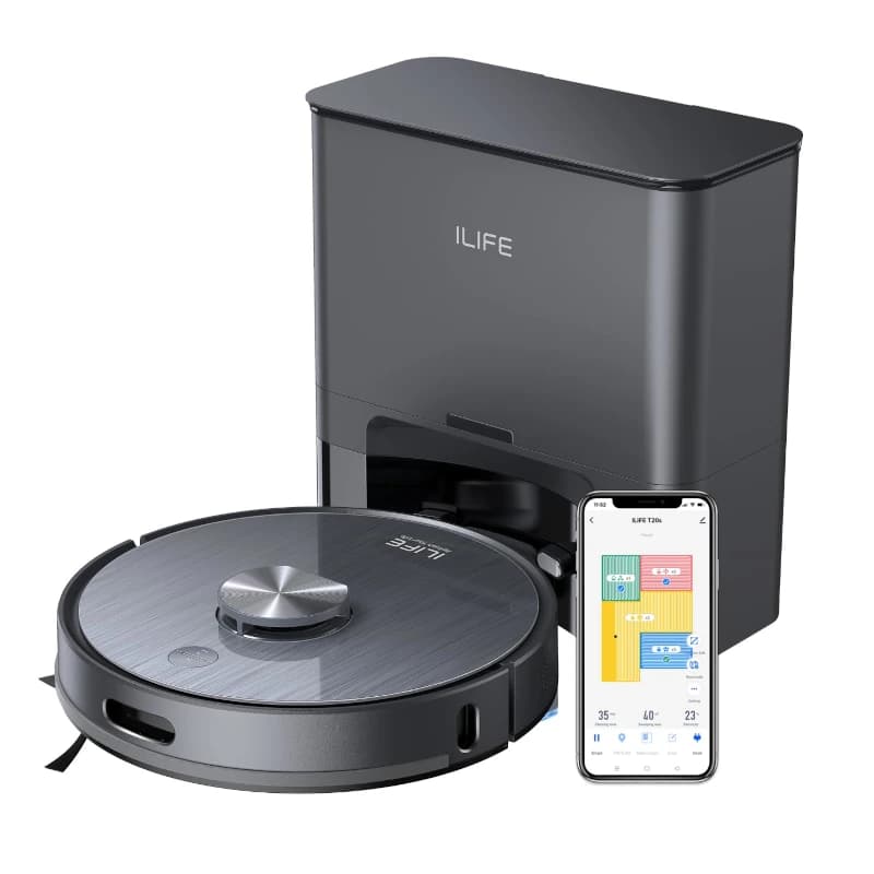 ILIFE T20s Self-Emptying Robot Vacuum Cleaner with LDS Navigation