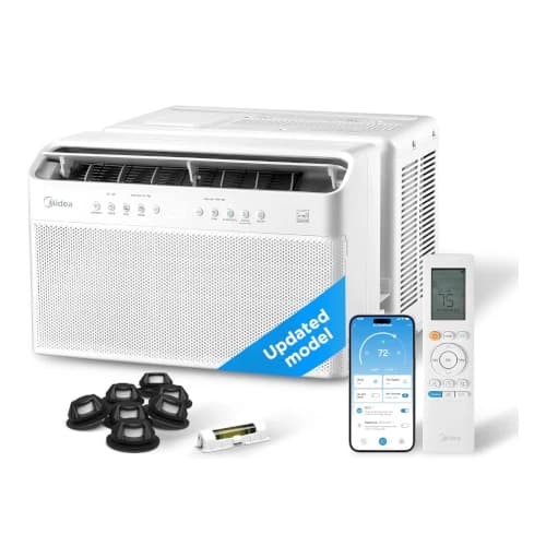 3. Midea U-Shaped 12,000 Updated - Best Large-Room Smart Window AC