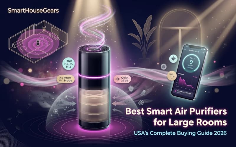 Best Smart Air Purifiers for Large Rooms USA 2026 [Top 8]