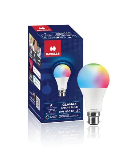 5. Havells Glamax 9W B22 - Best Music Sync with Direct B22