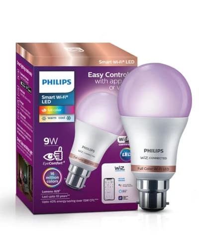 2. Philips WiZ 9W B22 - Best Premium Smart Bulb with Motion Sensing