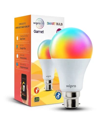 3. Wipro NS9400 9W - Best Value Smart Bulb with Music Sync