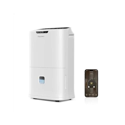 5. Pauvoern 90 Pint Smart Wi-Fi Dehumidifier - Best Max Capacity