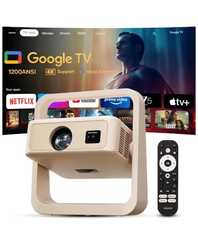 5. WZATCO Yuva Infinity - Best Budget Google TV Smart Projector