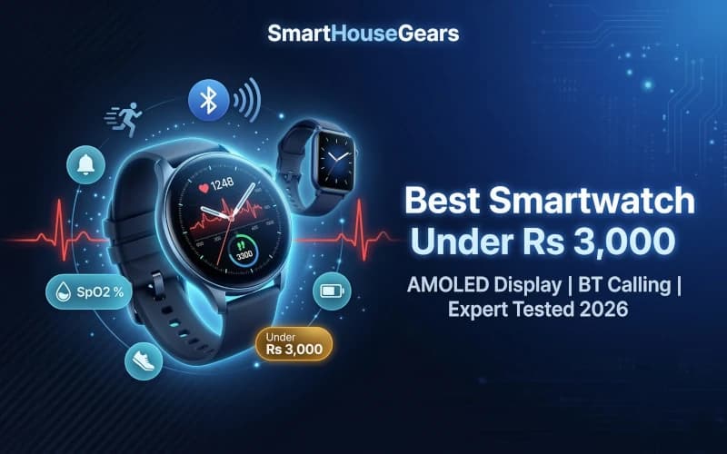 10 Best Smartwatches Under ₹3,000 in India 2026 [Ranked]