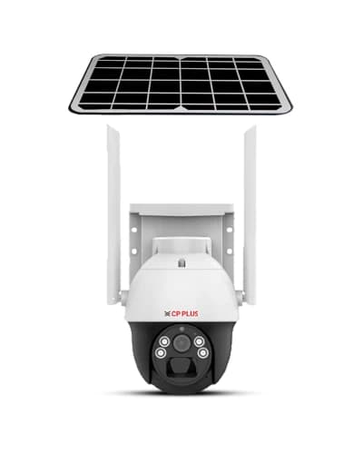 4. CP PLUS CP-Z44R 4MP 4G Solar PTZ - Best Indian CCTV Brand