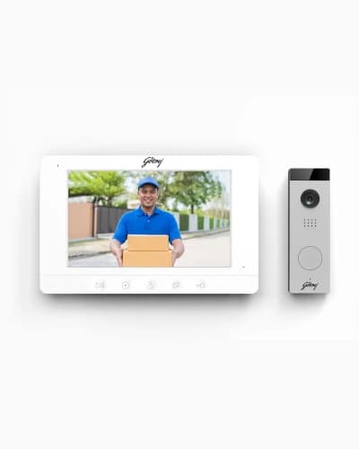9. Godrej SeeThru 7 Pro Video Door Phone - Best Wired with Screen