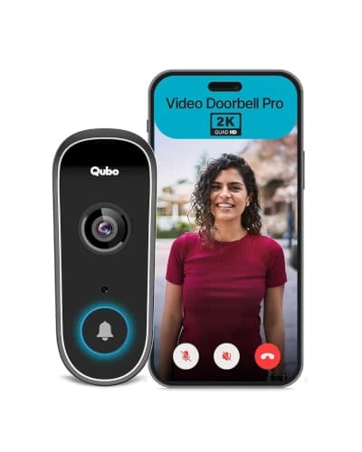 2. Qubo Smart WiFi Video Doorbell Pro 2K - Best Made in India