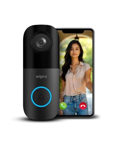4. Wipro Smart Wi-Fi Video Doorbell Pro - Best AC Powered