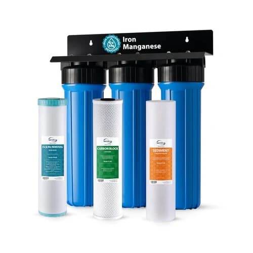 1. iSpring WGB32BM 3-Stage Iron and Manganese System - Best Overall