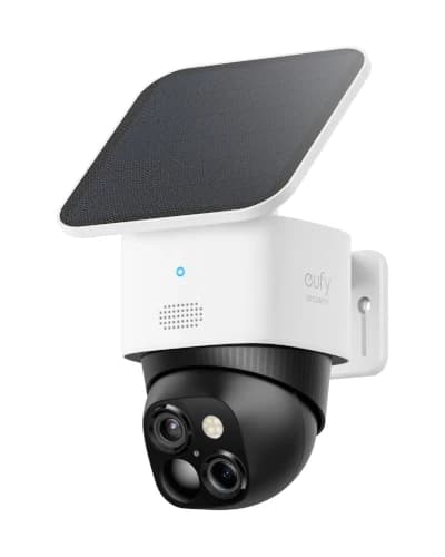 1. eufy Security SoloCam S340 - Best Overall No Monthly Fee Outdoor Camera