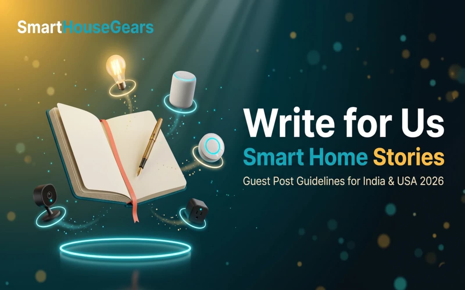 Guest post submission guidelines for writers at SmartHouseGears
