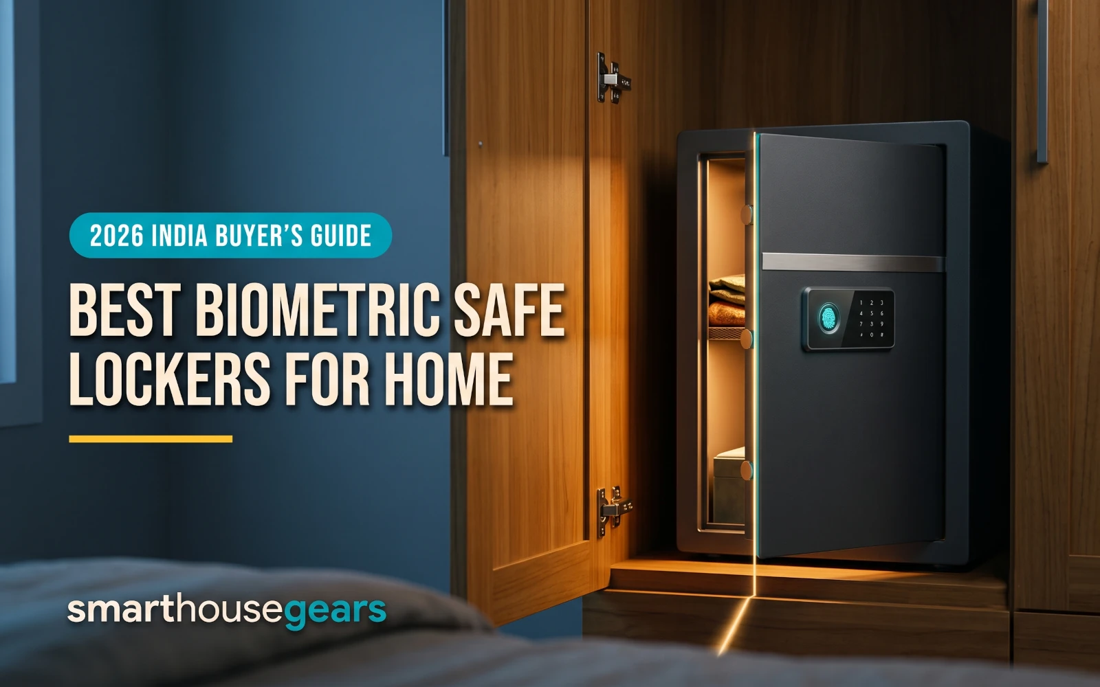 8 Best Biometric Safe Lockers for Home in India 2026