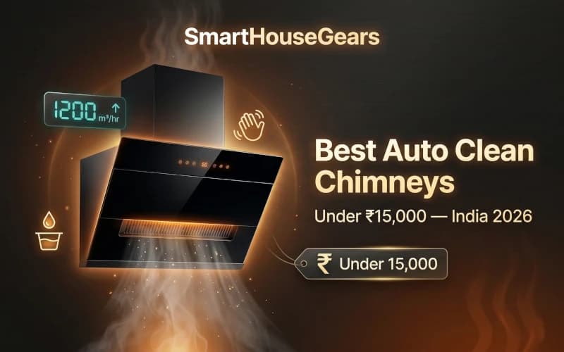 9 Best Auto Clean Kitchen Chimneys Under ₹15,000 in India