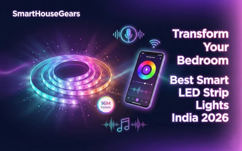 Best Smart LED Strip Lights for Bedroom India 2026