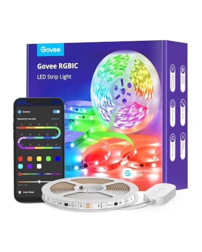 5. Govee LED Strip Lights RGBIC 16.4ft with Music Sync