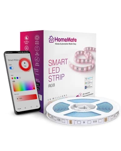 8. HomeMate Wi-Fi Smart LED Strip Kit 5M