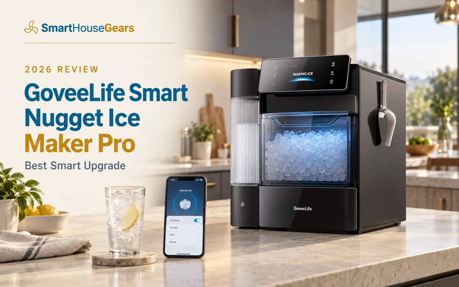 GoveeLife Smart Nugget Ice Maker Pro