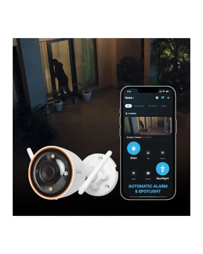 6. Qubo Smart Outdoor Bullet Camera 3MP 2K - Best Made in India