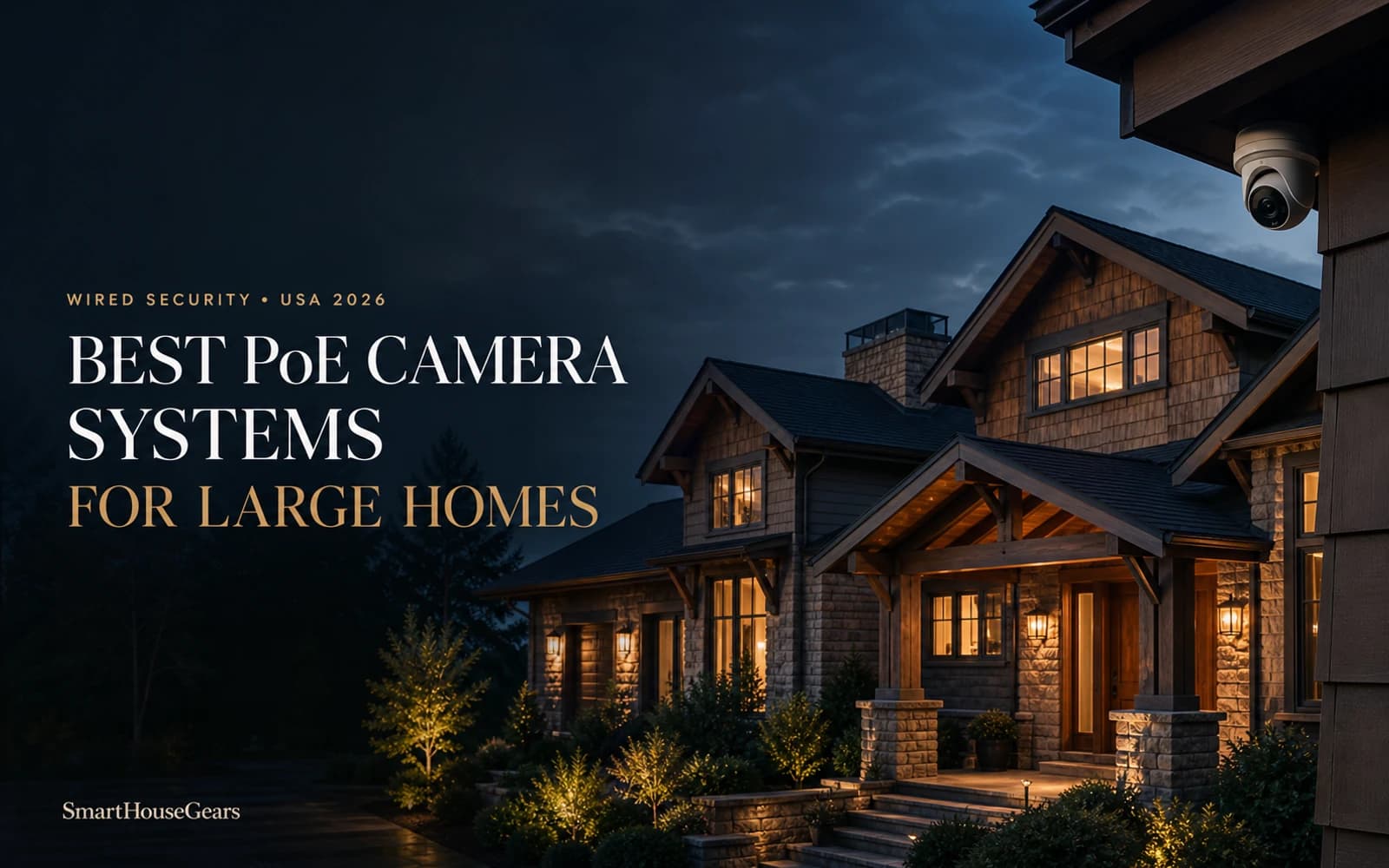 8 Best PoE Camera Systems for Large Homes in 2026