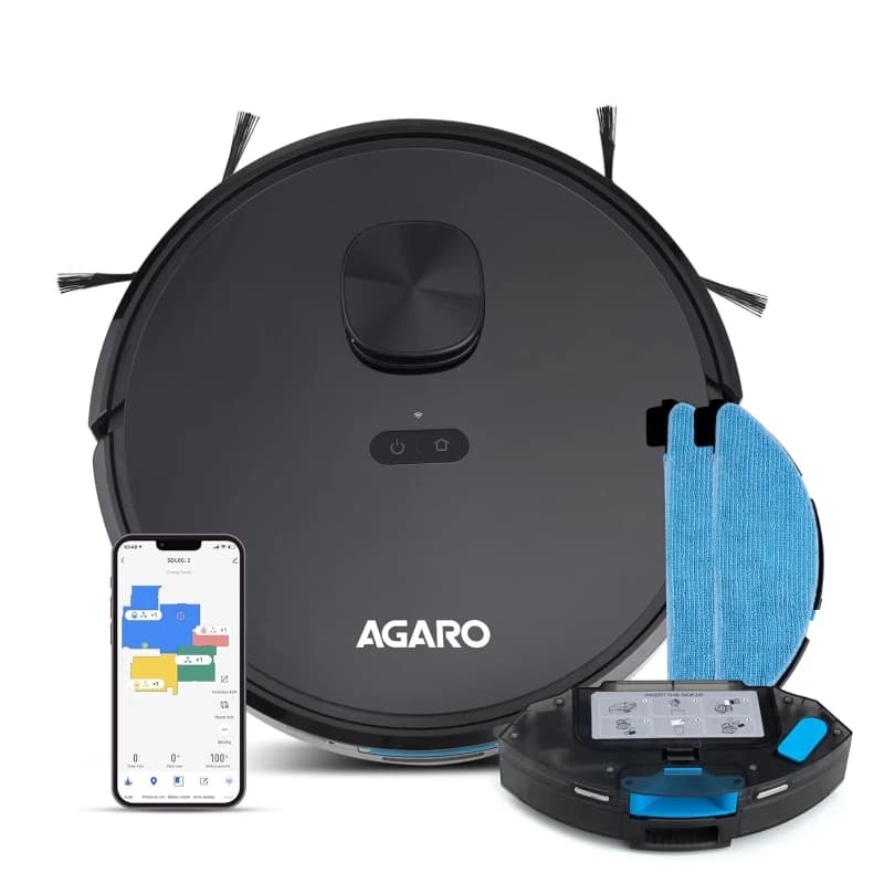 AGARO Alpha Robot Vacuum Cleaner with LiDAR Navigation
