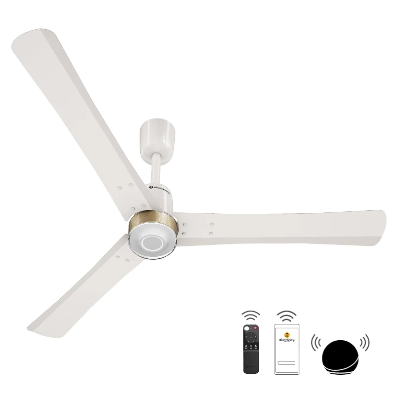 Atomberg Renesa Elite Smart 1200mm Voice Enabled BLDC Ceiling Fan with Moonbeam LED Light