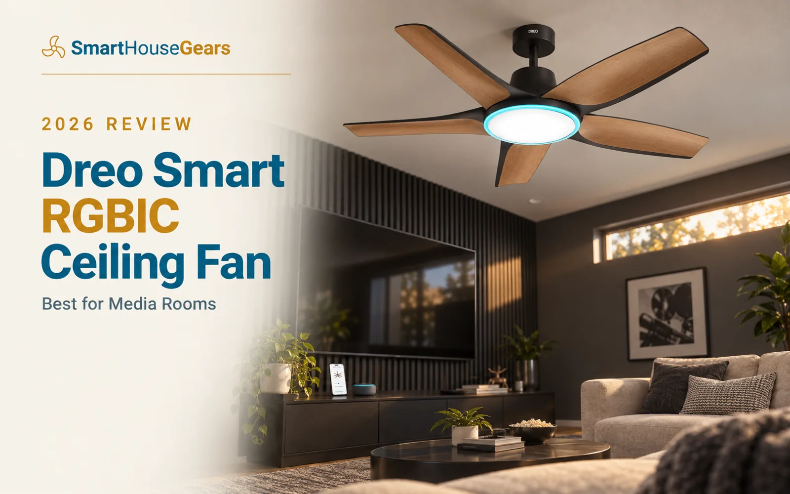 Dreo Smart RGBIC Ceiling Fan