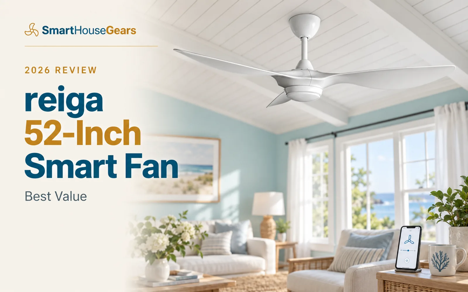 reiga 52-Inch Smart Fan