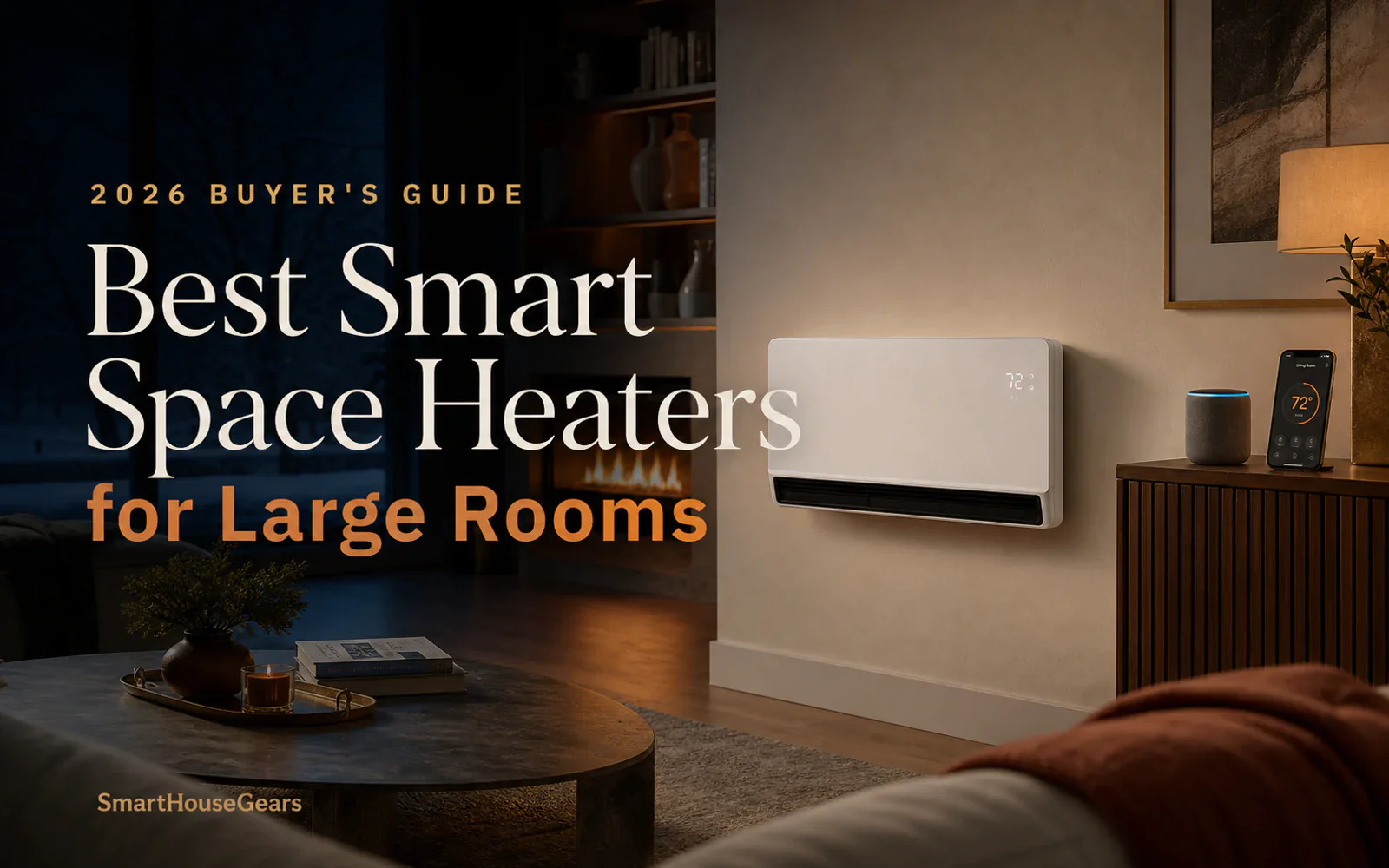 8 Best Smart Space Heaters for Large Rooms USA 2026