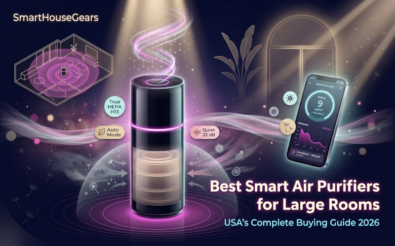 Best Smart Air Purifiers for Large Rooms USA 2026 [Top 8]